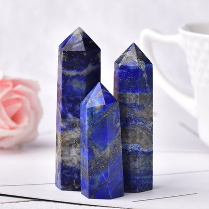Blue Crystal Healing Walking Staff