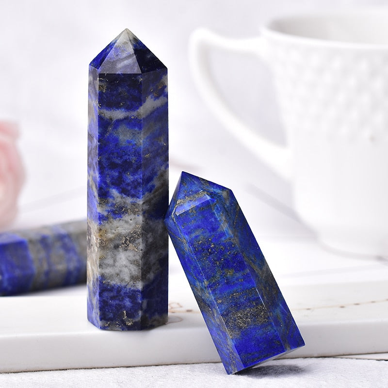Blue Crystal Healing Walking Staff - Cofik