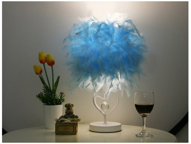 Elegant Glass Decorative Table Lamp