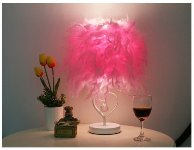 Elegant Glass Decorative Table Lamp