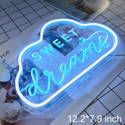 Colorful Bedroom LED Neon Light Sign