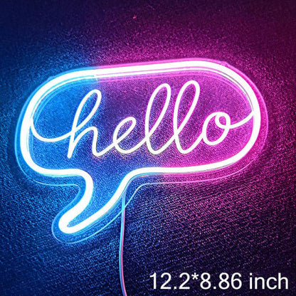 Colorful Bedroom LED Neon Light Sign