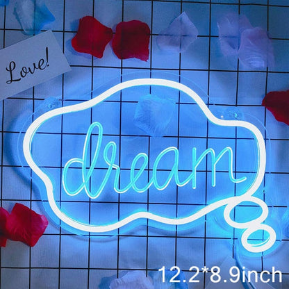 Colorful Bedroom LED Neon Light Sign