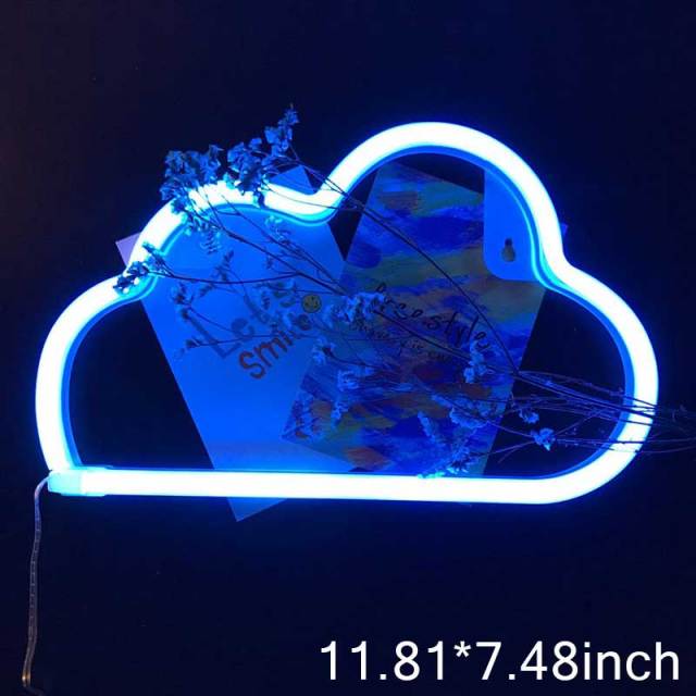 Colorful Bedroom LED Neon Light Sign