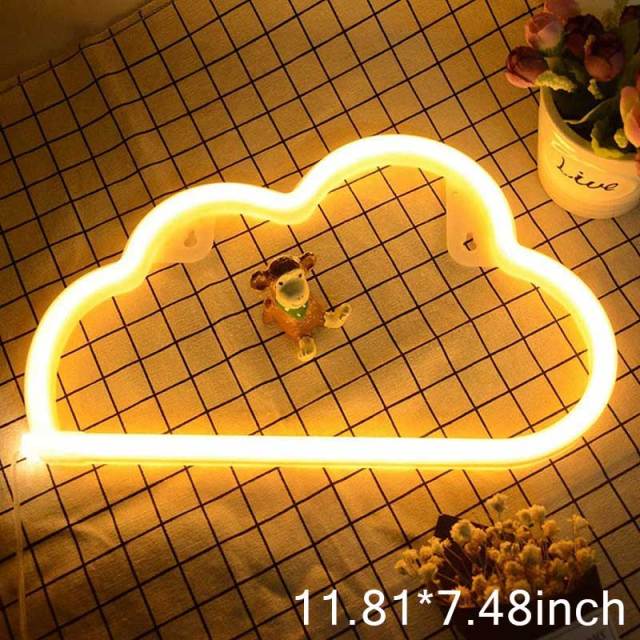 Colorful Bedroom LED Neon Light Sign
