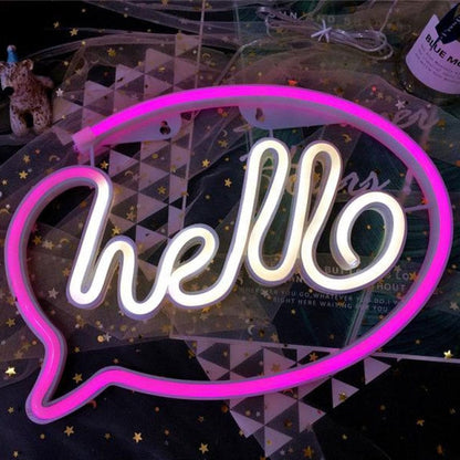 Colorful Bedroom LED Neon Light Sign