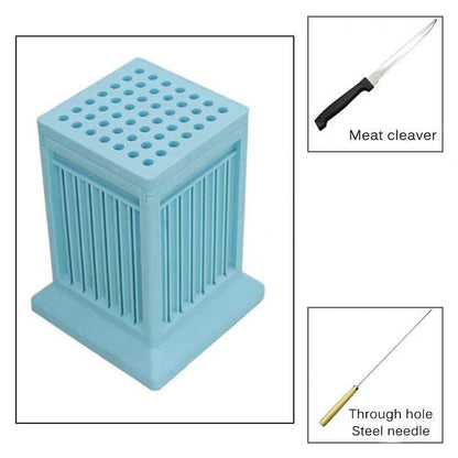 Outdoor BBQ Skewer Maker Box Grill Set