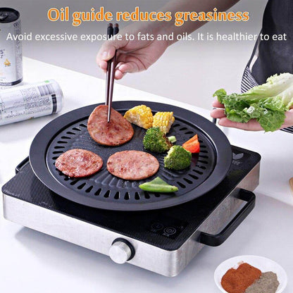 Compact Korean Mobile Non Stick Barbecue Grill