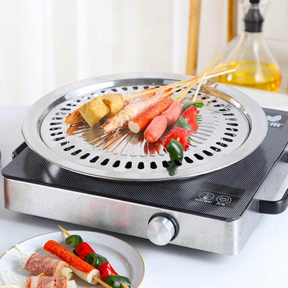Compact Korean Mobile Non Stick Barbecue Grill