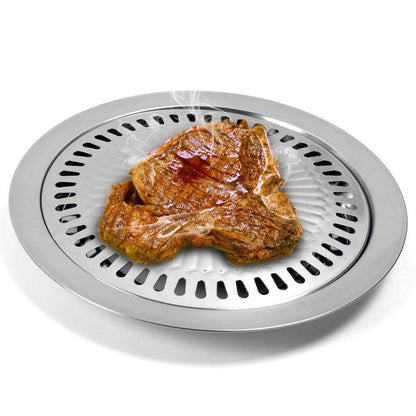 Compact Korean Mobile Non Stick Barbecue Grill