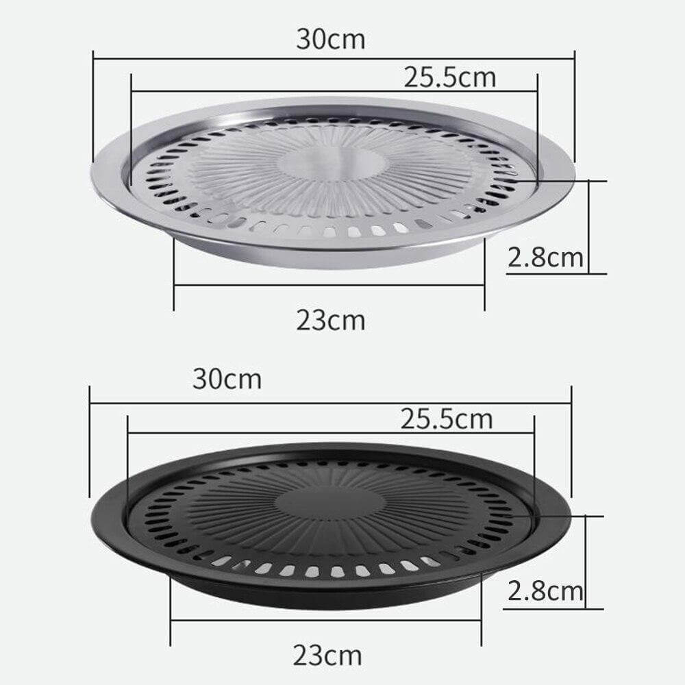 Compact Korean Mobile Non Stick Barbecue Grill
