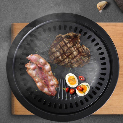 Compact Korean Mobile Non Stick Barbecue Grill