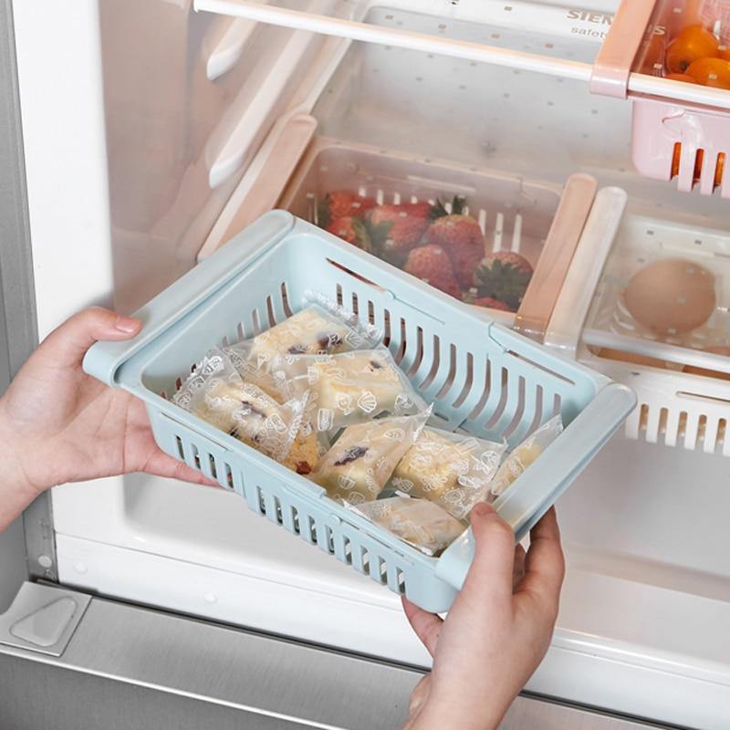Space Saving Fridge Organizer Drawer