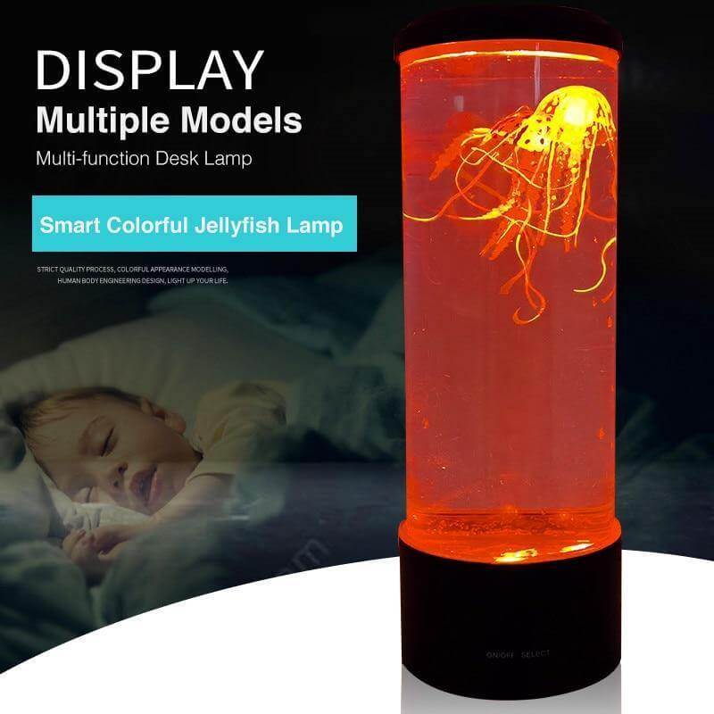 Colorful LED Jellyfish Aquarium Mood Light