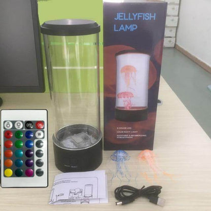 Colorful LED Jellyfish Aquarium Mood Light - Cofik