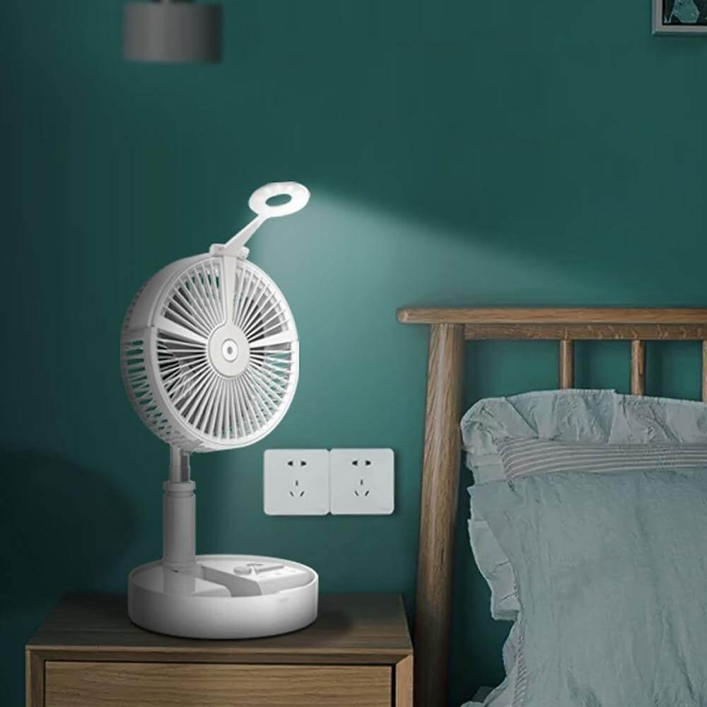 Compact Wireless AC Unit with Humidifier and LED Light