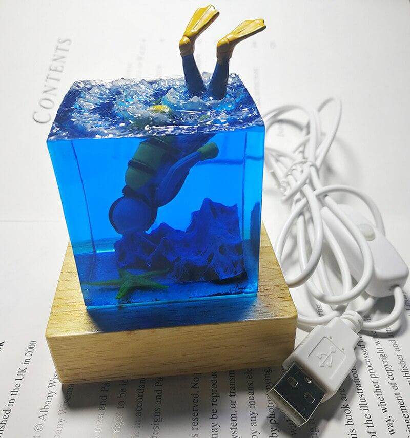 Underwater Diving Table Lamp