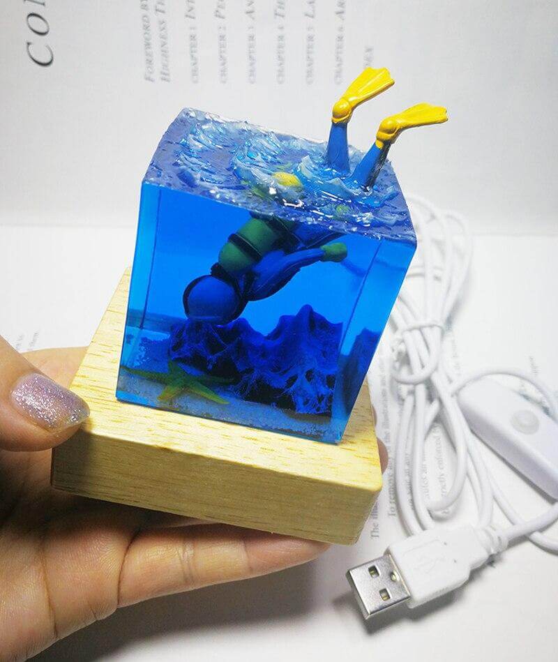 Underwater Diving Table Lamp