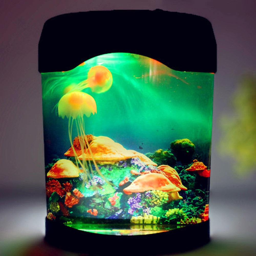 Colorful Jellyfish LED Table Lamp