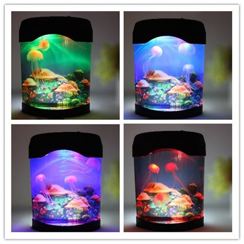 Colorful Jellyfish LED Table Lamp