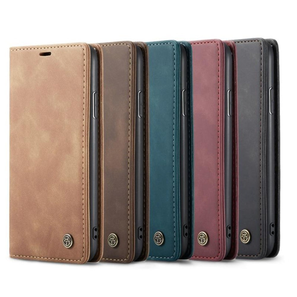 Secure Magnetic Flip Phone Case for iPhone