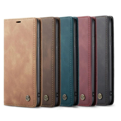 Secure Magnetic Flip Phone Case for iPhone