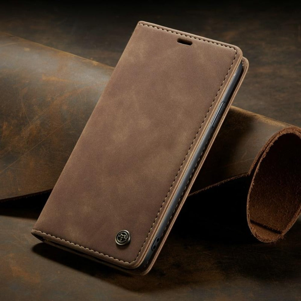 Secure Magnetic Flip Phone Case for iPhone