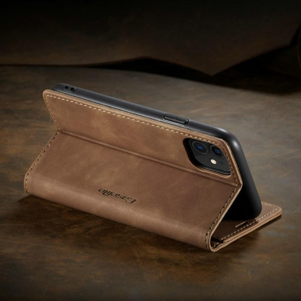 Secure Magnetic Flip Phone Case for iPhone