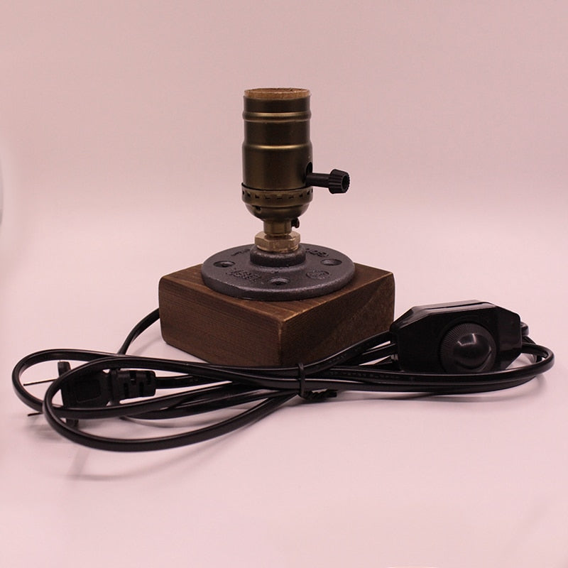 Rustic Metal Adjustable Desk Lamp