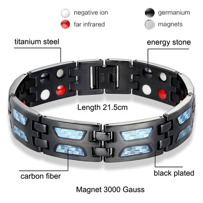 Strong Healing Magnetic Titanium Bracelet