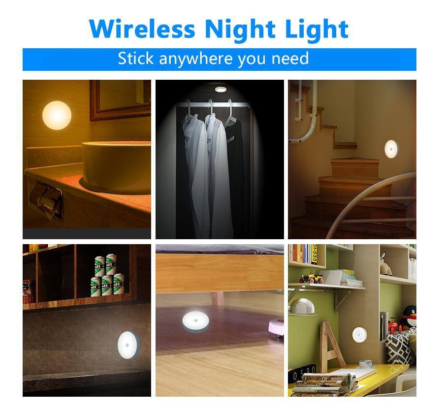 Automatic LED Plug Night Light with Motion Sensor