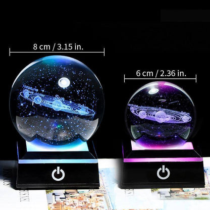 Colorful Globe Planet Table Lamp