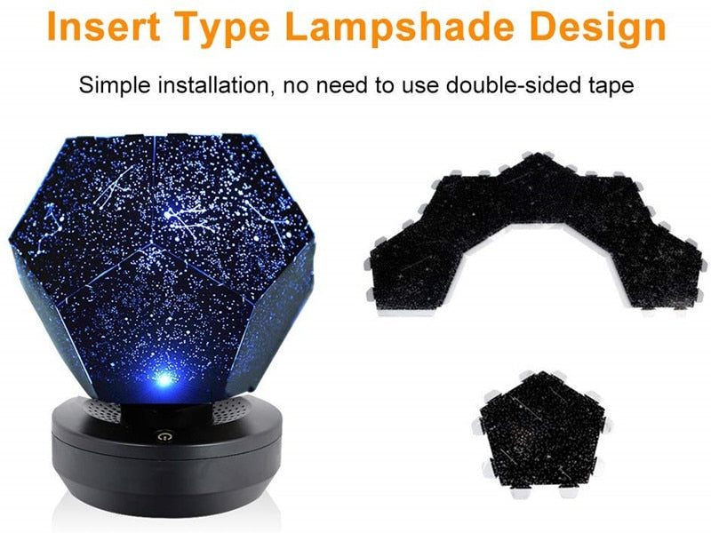 Cosmic Starry Night Light Projector