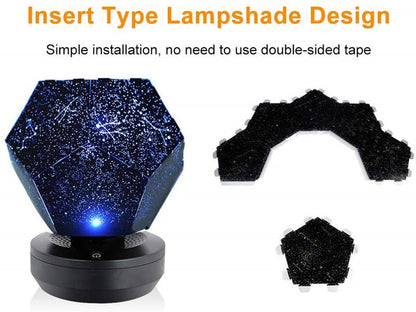 Cosmic Starry Night Light Projector