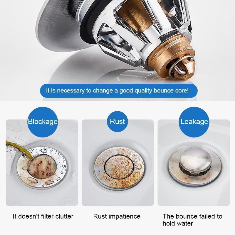 Easy Clean Basin Drain Filter Screen