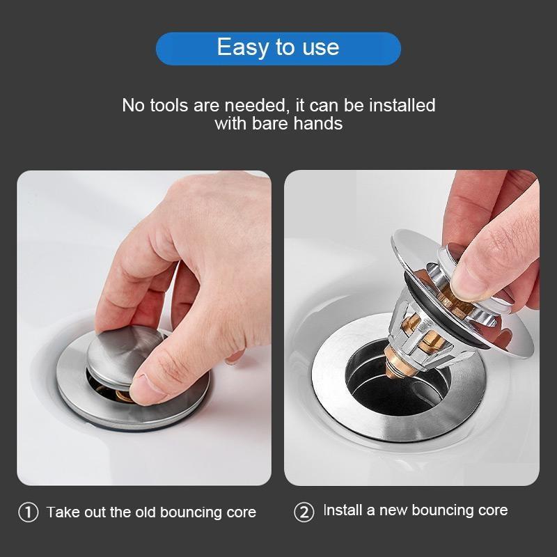 Easy Clean Basin Drain Filter Screen
