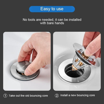 Easy Clean Basin Drain Filter Screen