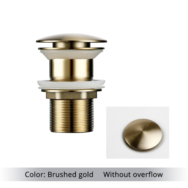 Cofik | Luxury Gold Bathroom Sink Drainer