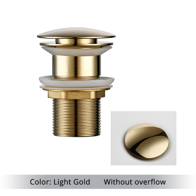 Cofik | Luxury Gold Bathroom Sink Drainer