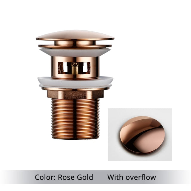 Cofik | Luxury Gold Bathroom Sink Drainer