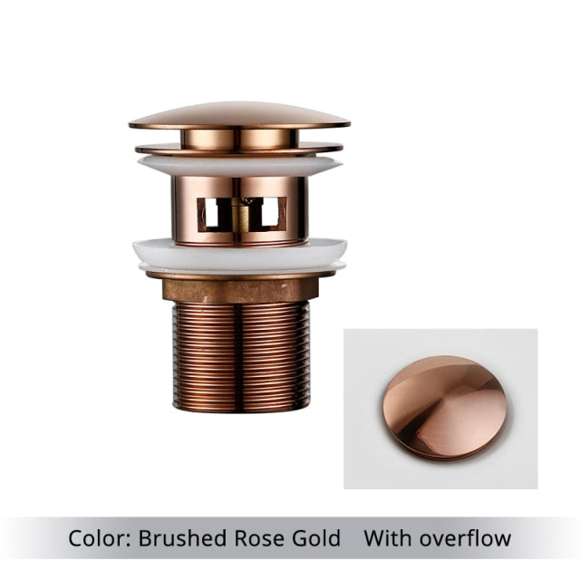Cofik | Luxury Gold Bathroom Sink Drainer