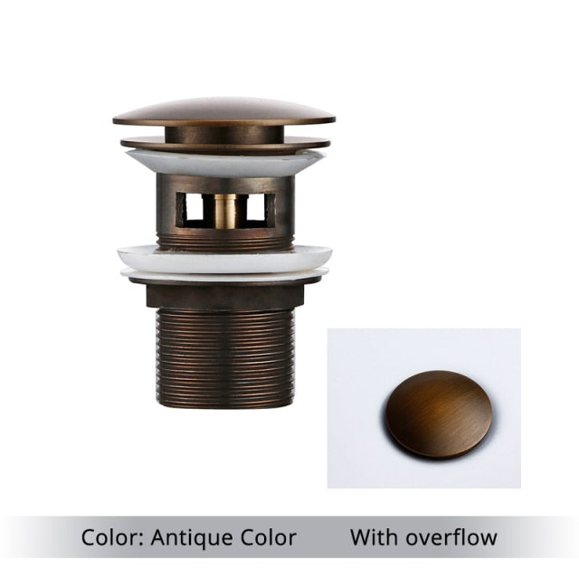 Cofik | Luxury Gold Bathroom Sink Drainer