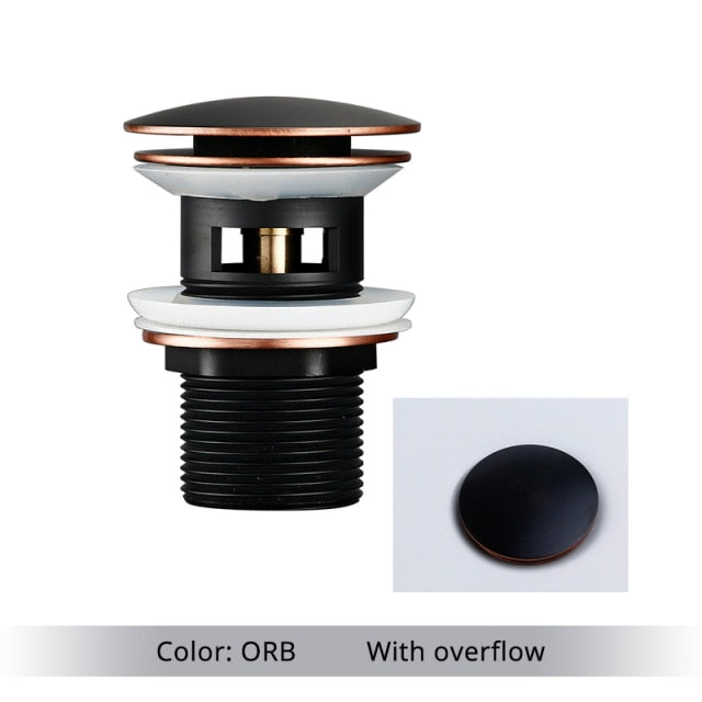 Cofik | Luxury Gold Bathroom Sink Drainer