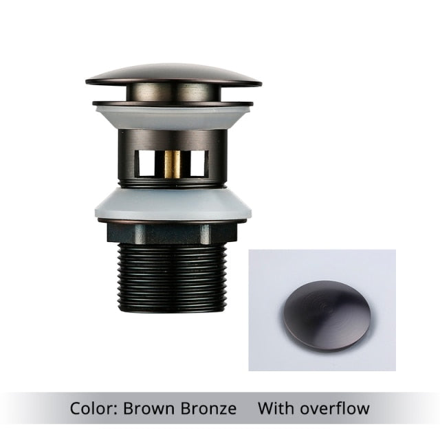 Cofik | Luxury Gold Bathroom Sink Drainer