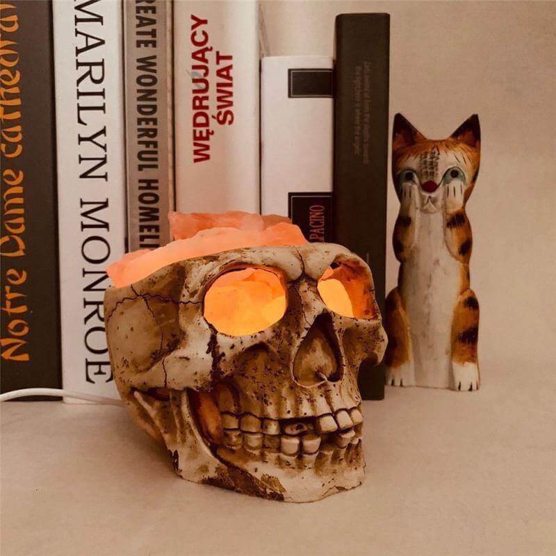 Decorative Crystal Skull LED Table Lamp - Cofik