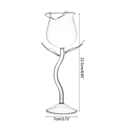 Luxury Pink Wine Glass