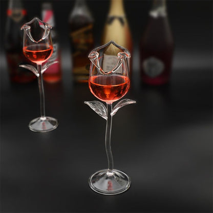 Luxury Pink Wine Glass