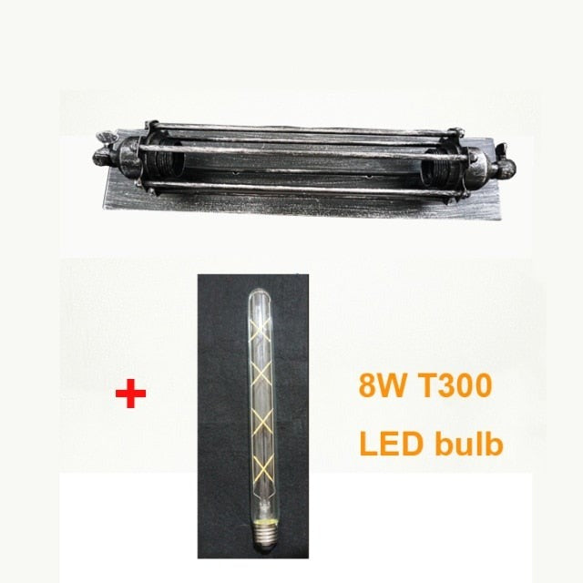 Rustic Metal LED Sconce Light Fixture