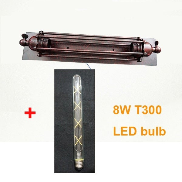 Rustic Metal LED Sconce Light Fixture