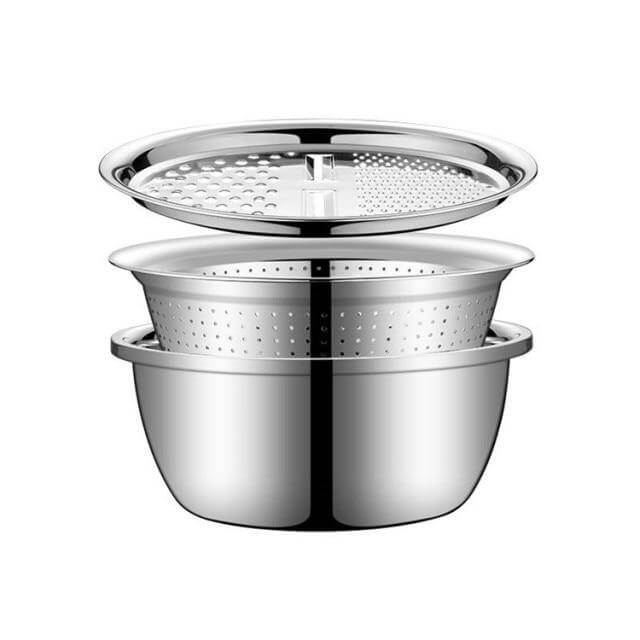 Premium 3-in-1 Stainless Steel Food Slicer Set - Cofik